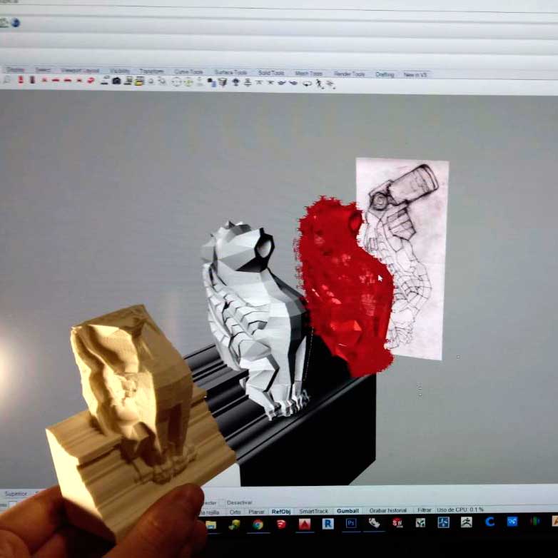 Reproducción de piezas desde modelado 3D